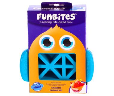 Grundläggande funbites Ice Cube Form Triangles Blue