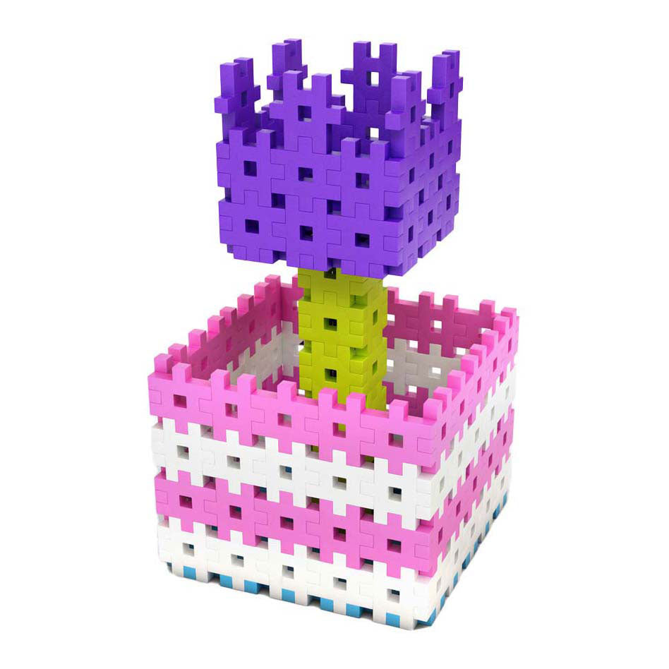 Meli basic pink building blocks, 300pcs.