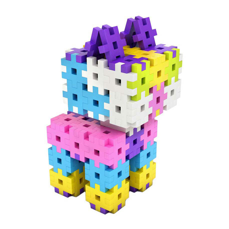 Meli basic pink building blocks, 300pcs.