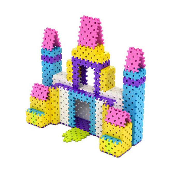 Meli basic pink building blocks, 1000dlg.