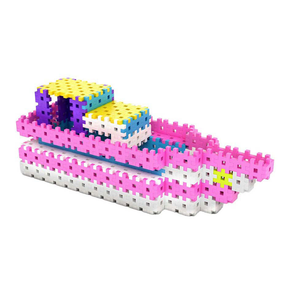 Meli basic pink building blocks, 1000dlg.