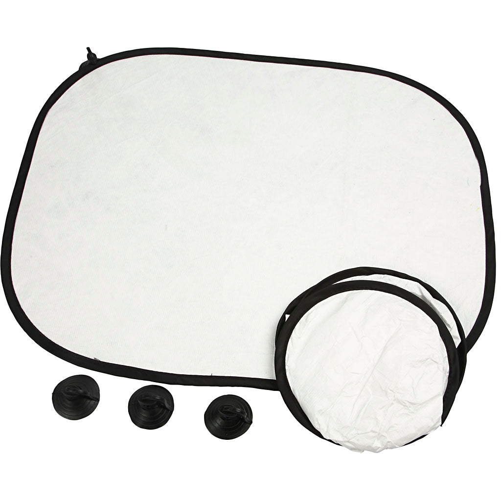 Creativ company car sunshades, h: 35 cm, w: 44 cm, 2 pieces in 1 box