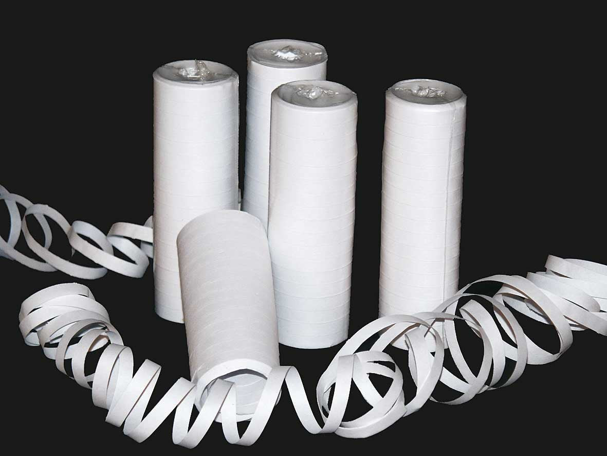 Haza serpentines 18x4mx7mm white