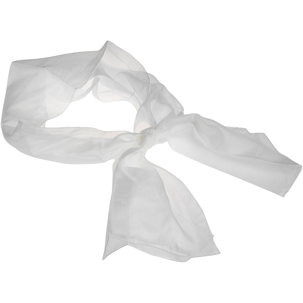 Creativ company silk scarf, size 45x180 cm, pongé 5, 22 gr, 1 piece