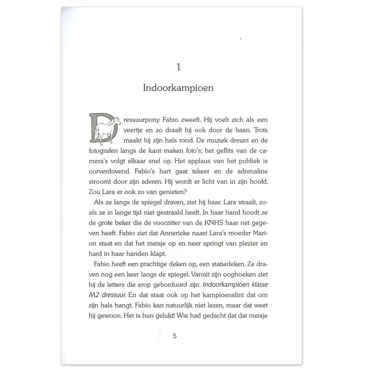 Editorial de caballos dorados de Kluitman: el sueño de Fabio