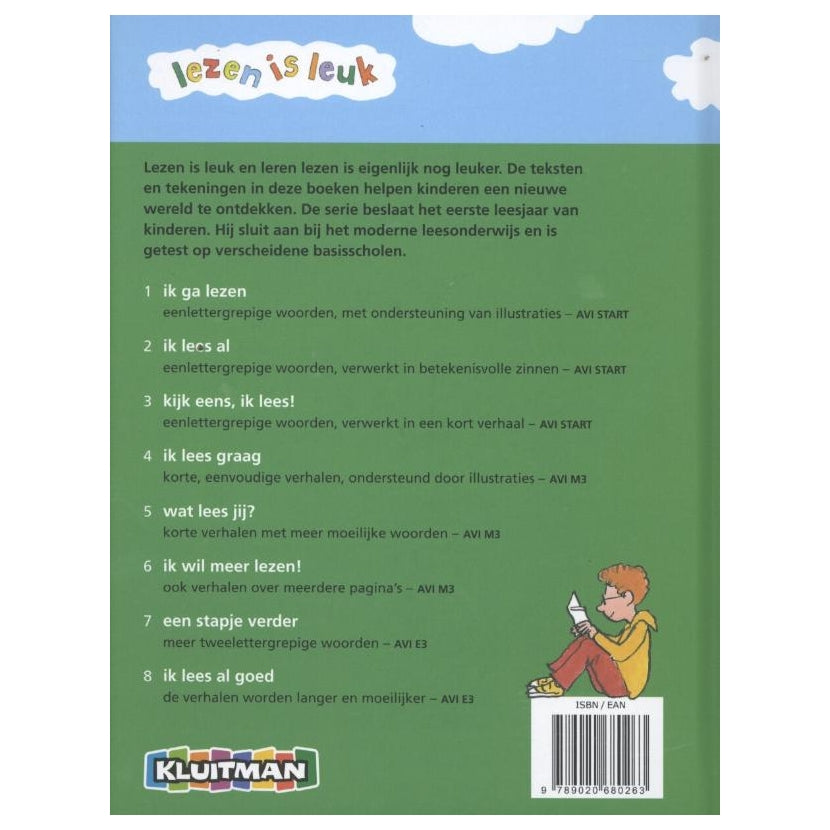 Kluitman Publishing Reading is fun I want to read more! AVI-M3