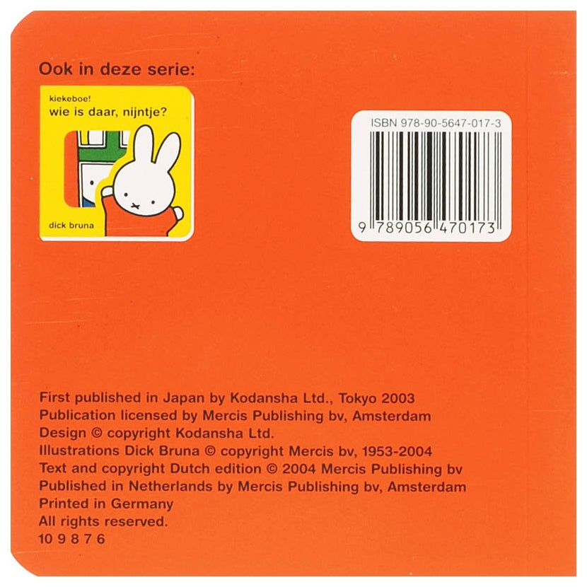 Centrala bokhuset peek-a-boo! vem är där, Miffy?