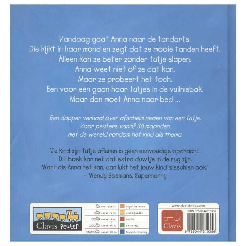 Centraal boekhuis anna gooit haar tutjes weg