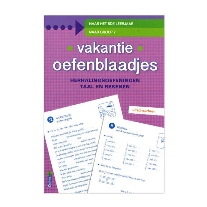 bileoga cleachtais saoire Deltas, cleachtaí athrá i dteanga agus uimhríocht