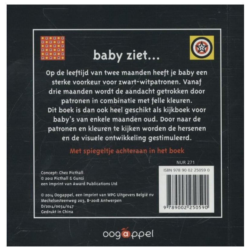 Centraal boekhuis kijkboek met spiegeltje (0-6 maanden)