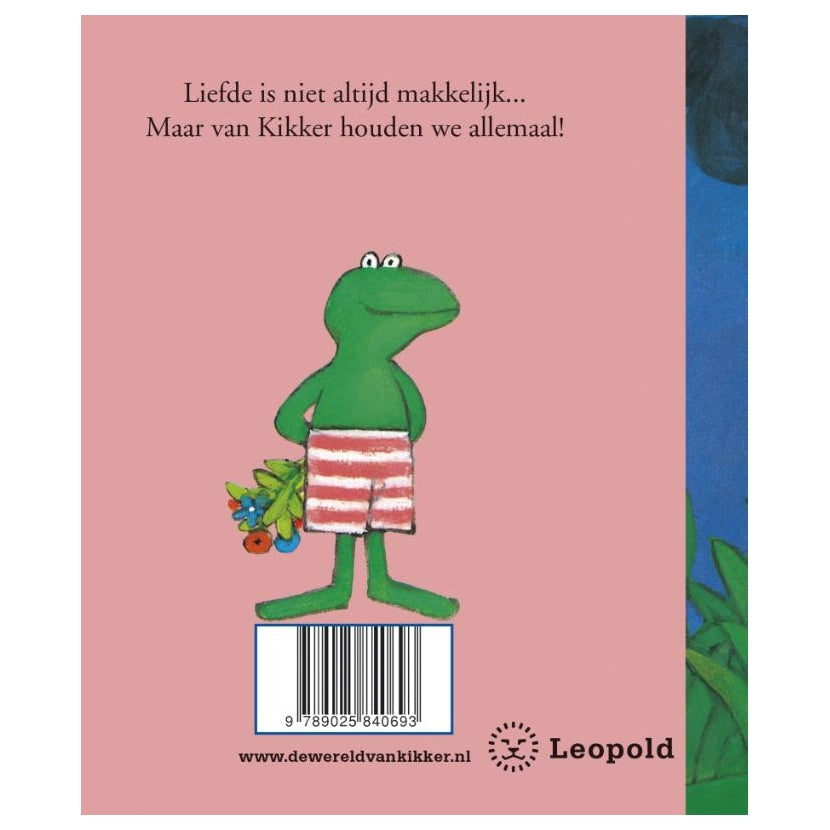 Central book house frog is in love