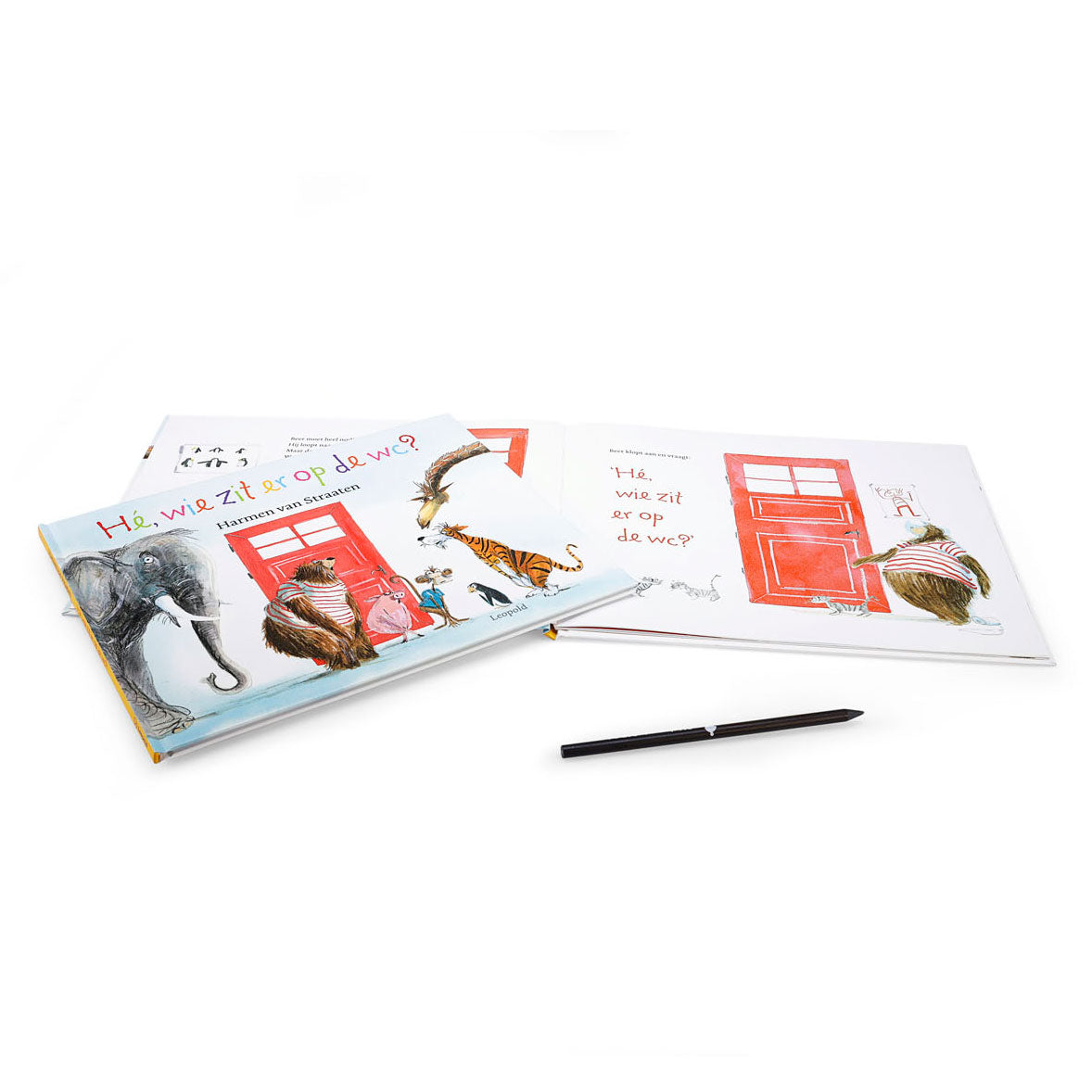 Wpg uitgevers hé, wie zit er op de wc?