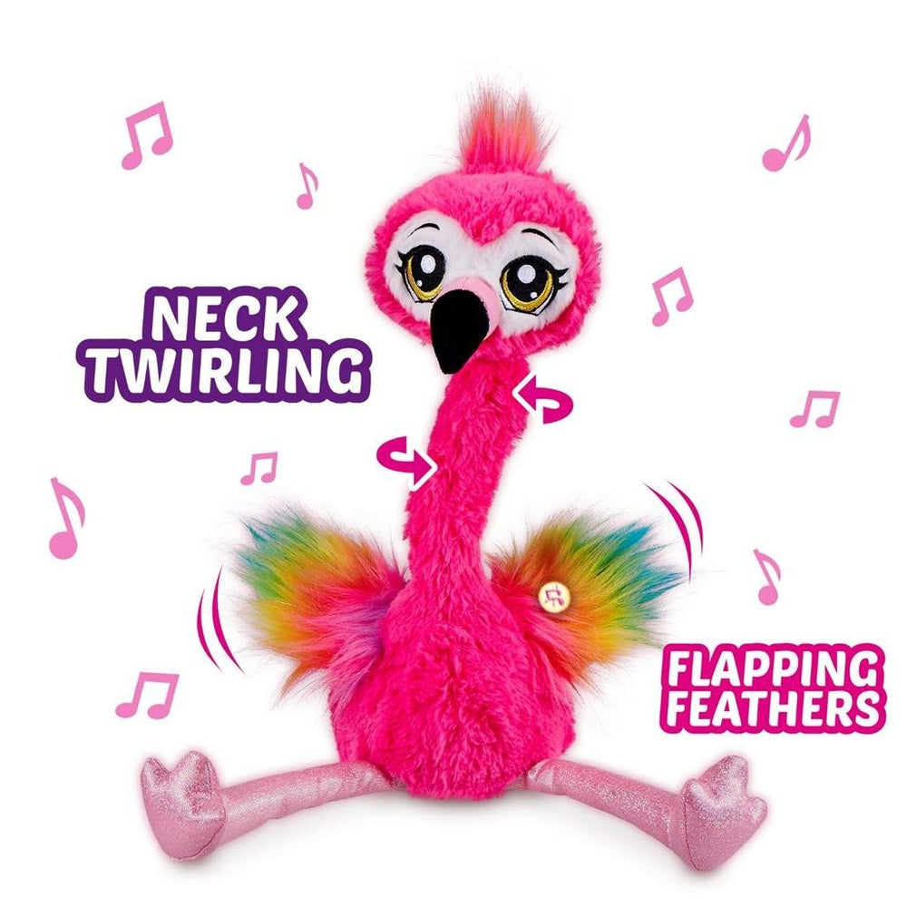 Zuru kjæledyr i live dansende flamingo franky + lyd