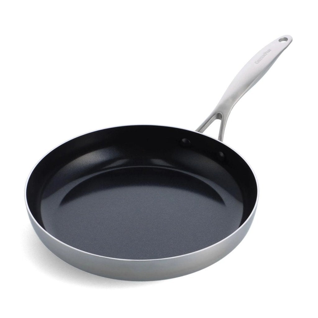 Greenpan Geneva frying pan 28 cm stainless steel black