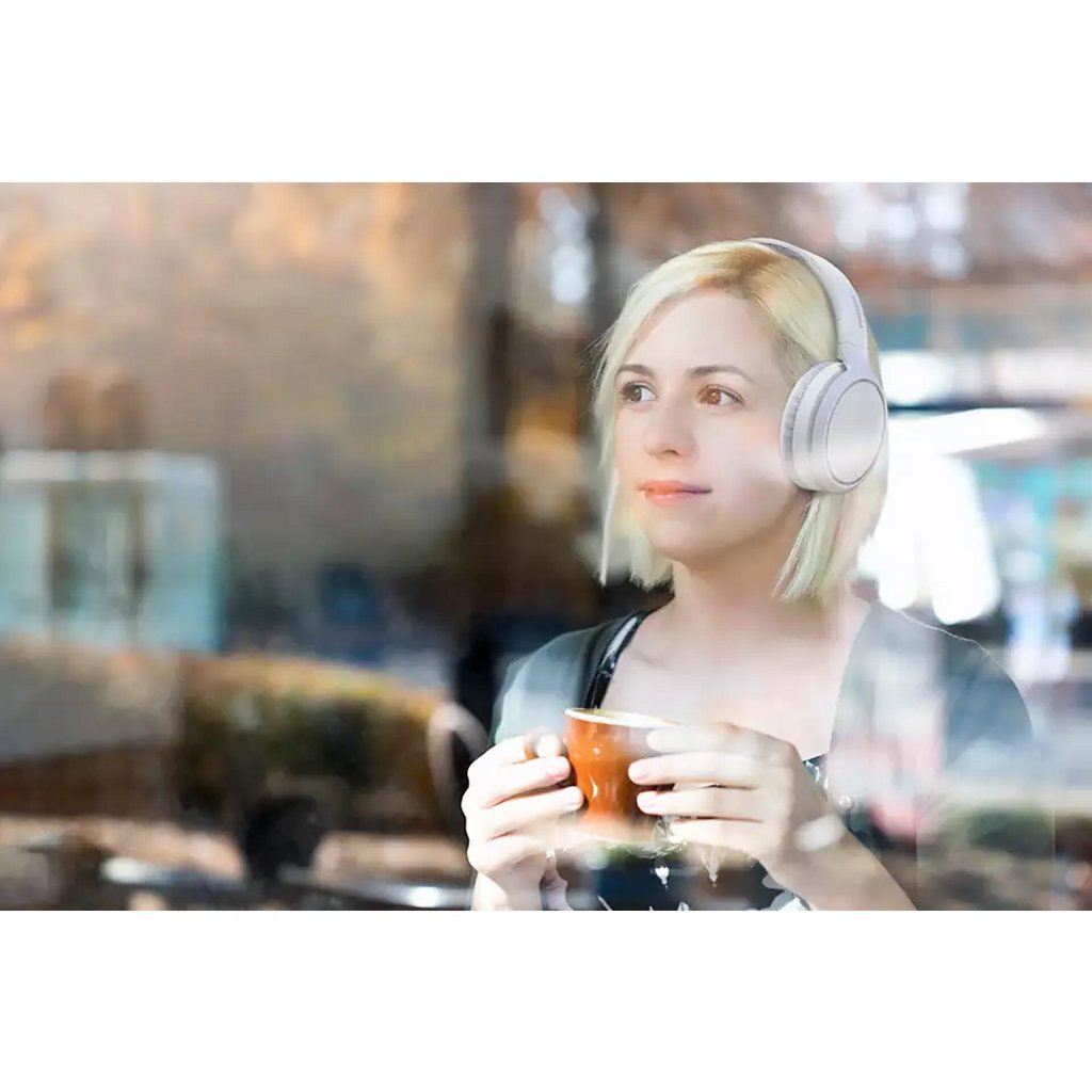 Cuffie wireless Philips tah5205wt 00 bianche