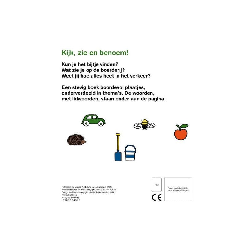 Central book house Miffy pointing book