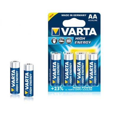 VARTA AA LR06 Penlite Alkalika na 4 sztuki na mapie