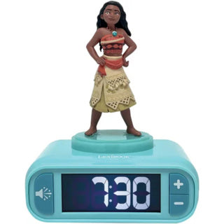 Wecker Radio 3D Vaiana mit Licht- und Klangeffekt.