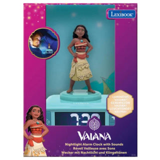 Wecker Radio 3D Vaiana mit Licht- und Klangeffekt.