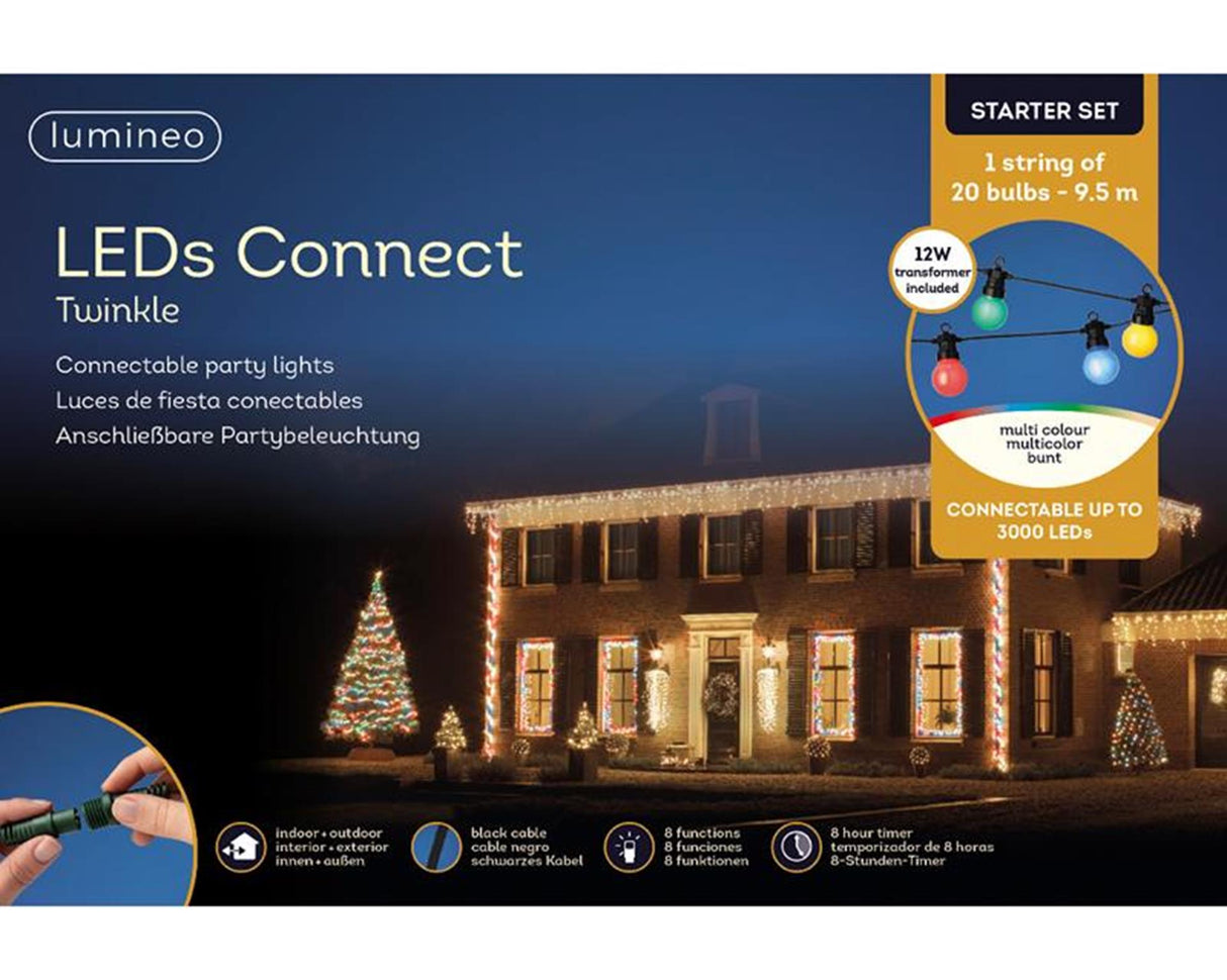 Lumineo led's connect partylight startset multi