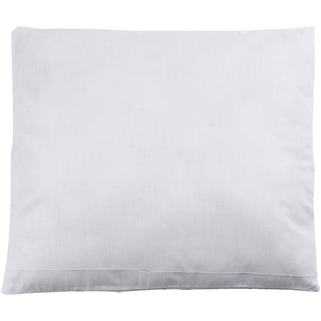 Creativ company filled cushion, size 40x40 cm, white, 1 piece