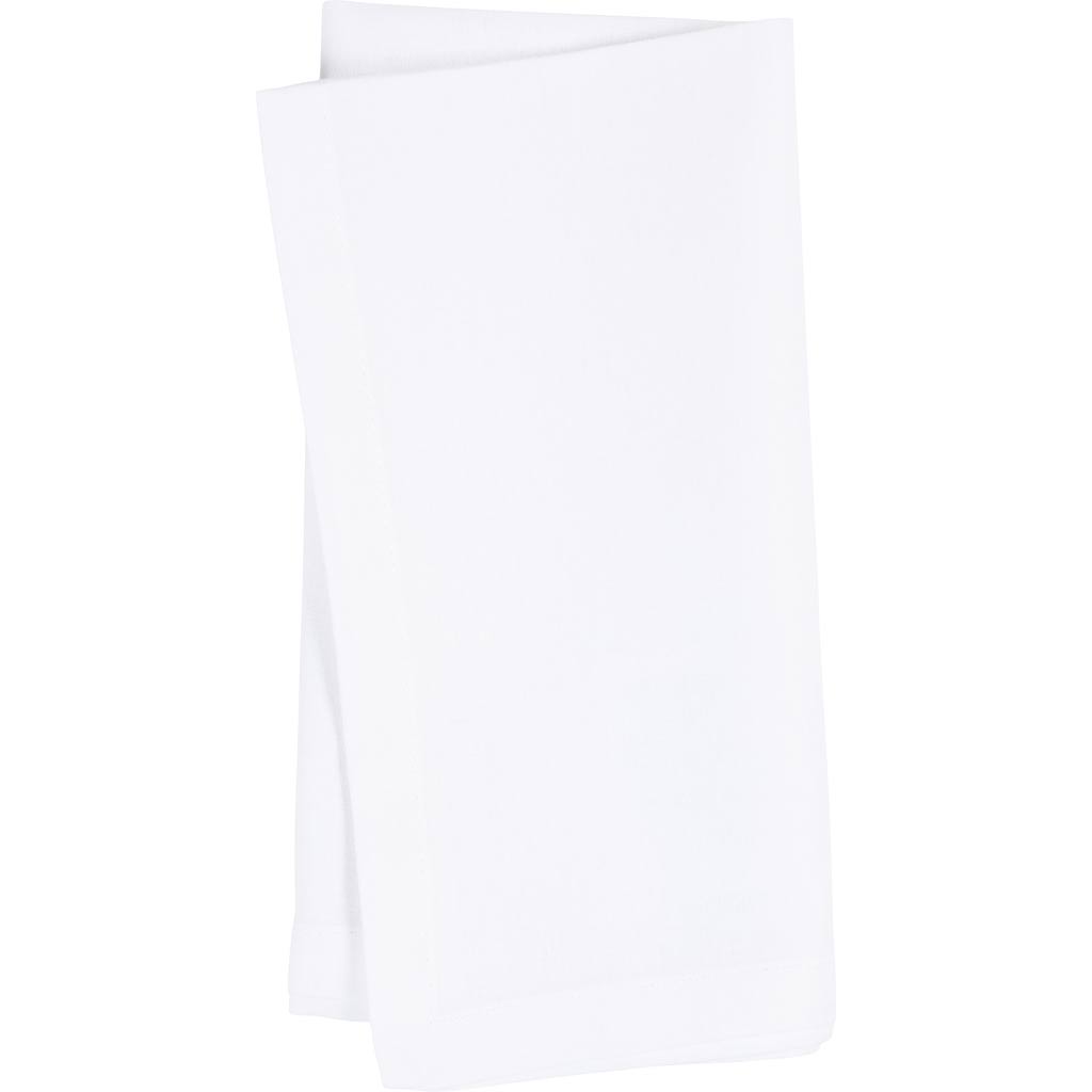 Creativ company textile napkins, size 42x42 cm, 145 g, white, 12 pieces in a box