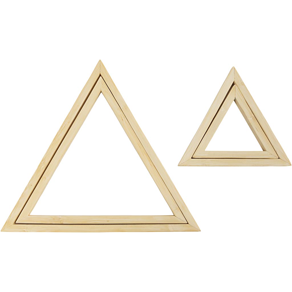 Creativ company frames, triangle, size 9x12+18x21 cm, 2 pieces in 1 box