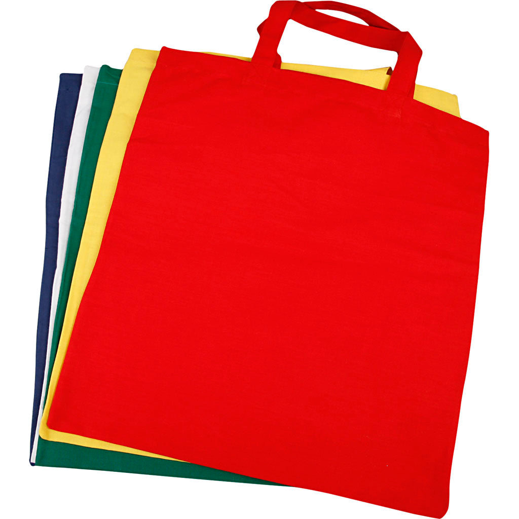 Creativ company carrying bag, size 38x42 cm, 135 gr, various colours, 5 pieces 1 box