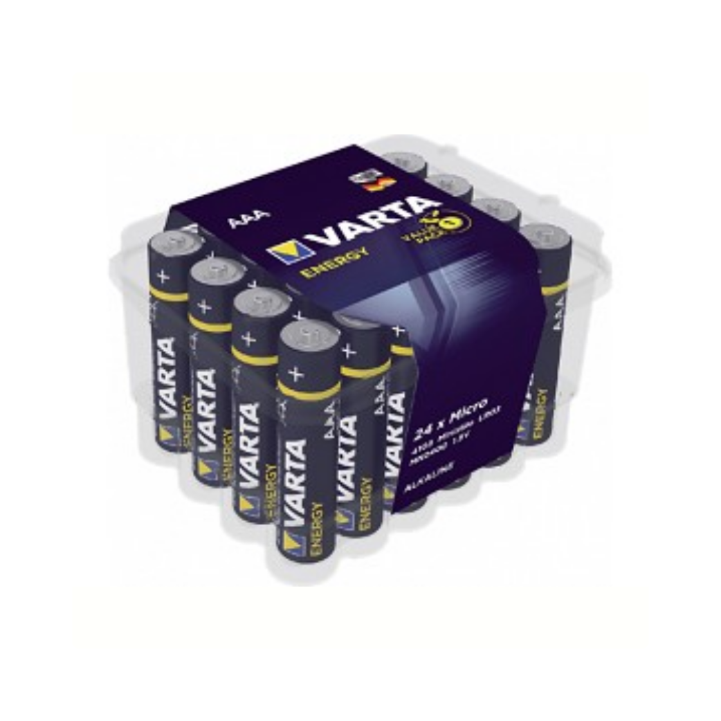 Varta energy battery aaa lr03 box 24 pieces