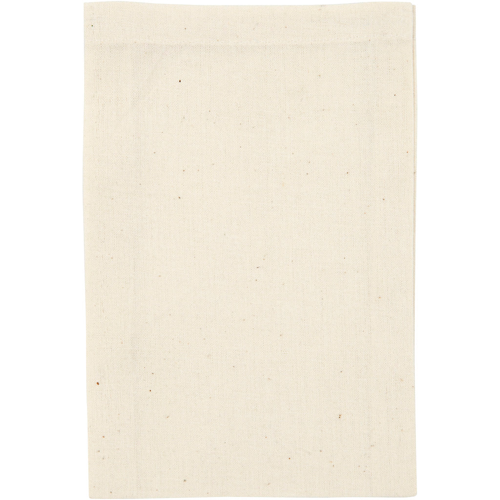 Creativ company bag, size 10x15 cm, 115 gr, light natural, 4 pieces in a box