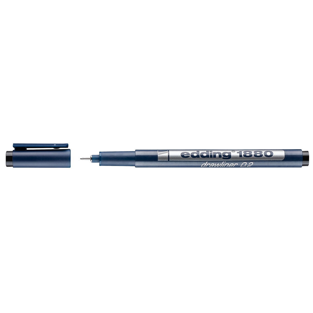 Edding 1880 • presná jemná linka 0,2 mm čierna