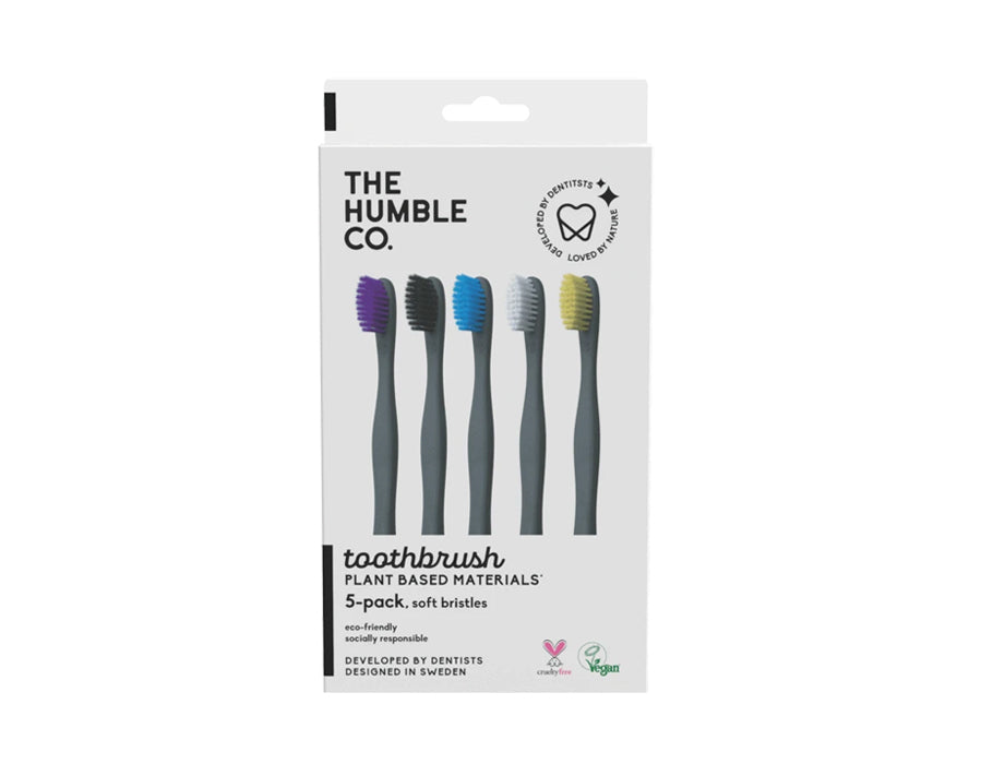 The Humble Co. plant-based toothbrushes - soft - 5 pieces