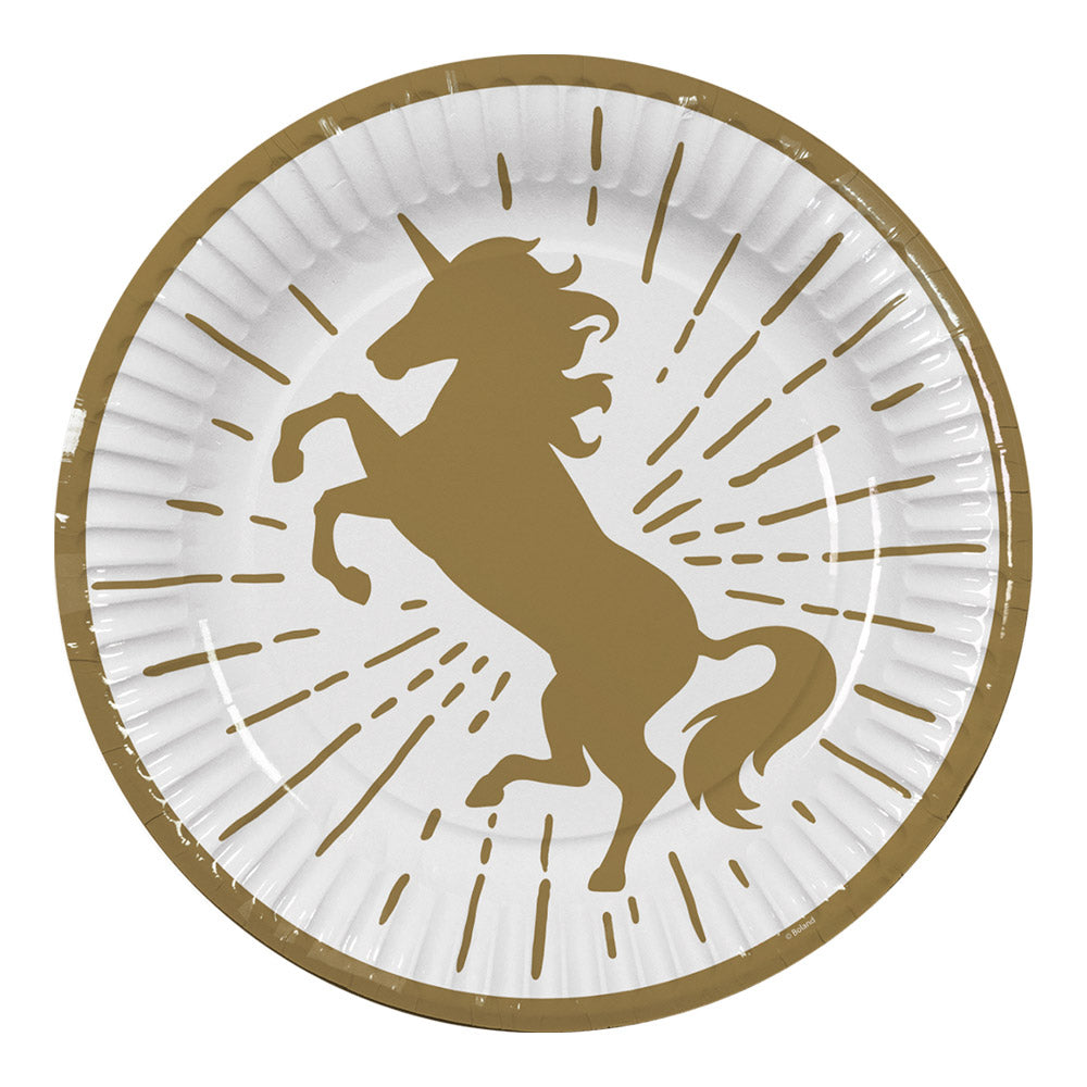 Boland paper plates unicorn set a 10 ø23cm