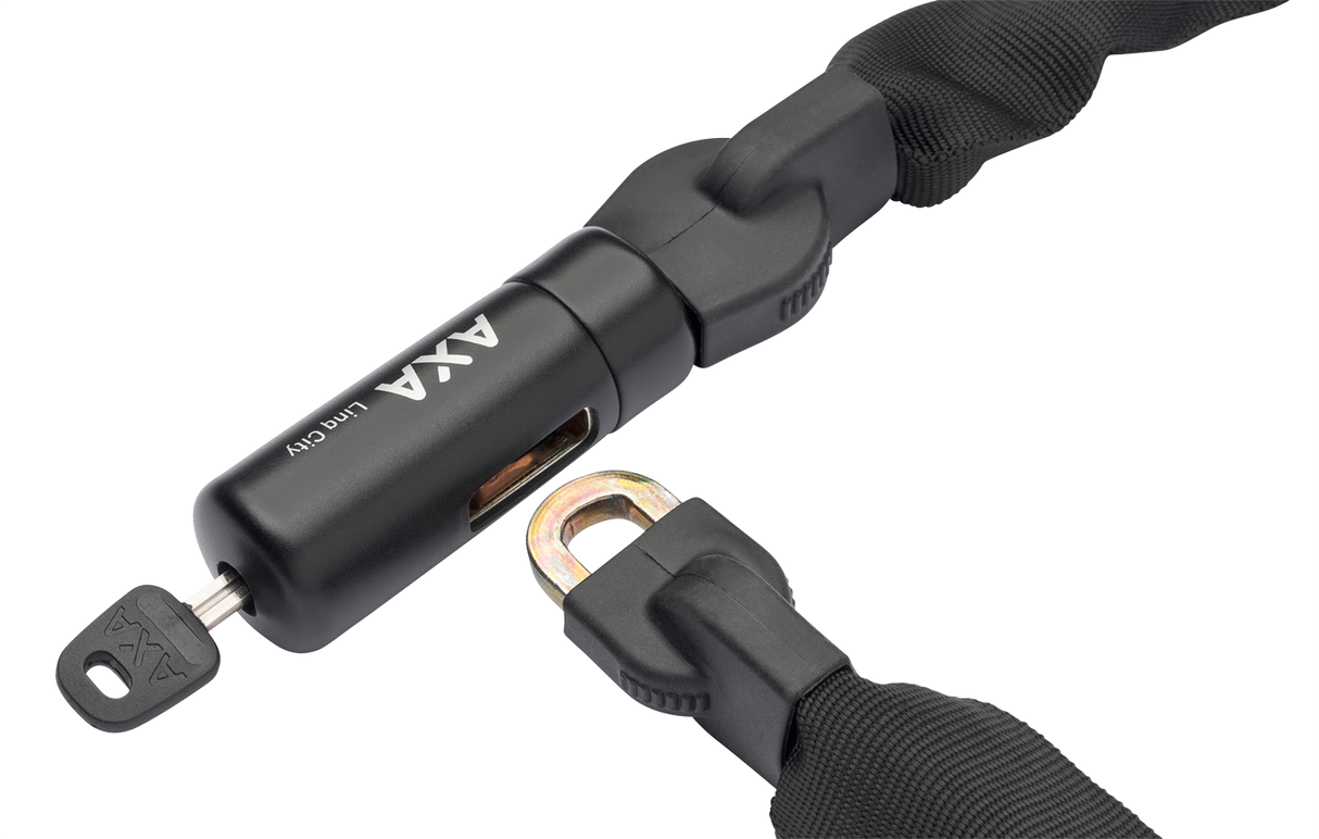 AXA Linq City 100cm Black Lock Chain
