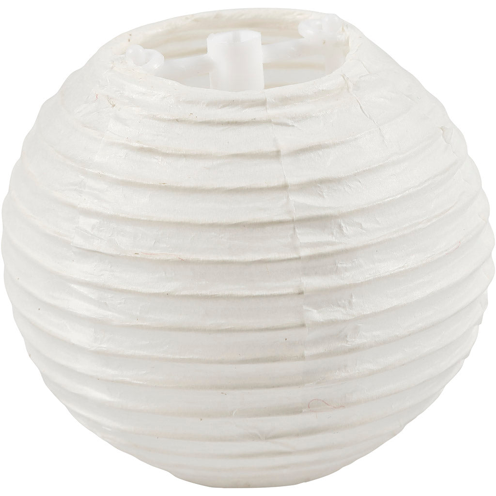 Creativ company paper lamp, round, d 7.5 cm, white, 10 pieces in a box