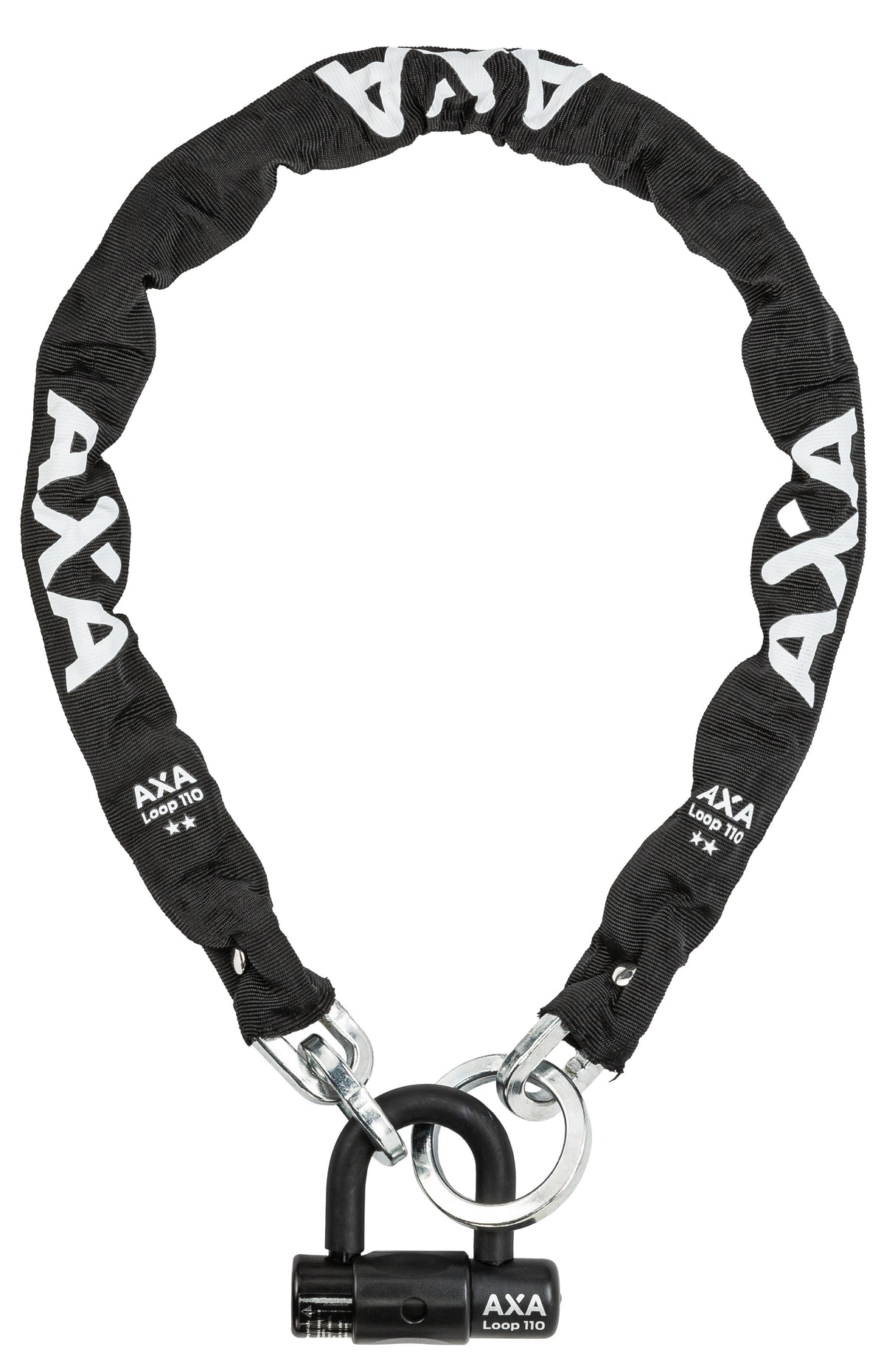 AXA Disc Lock Loop 110 Art** Black Lock Chain