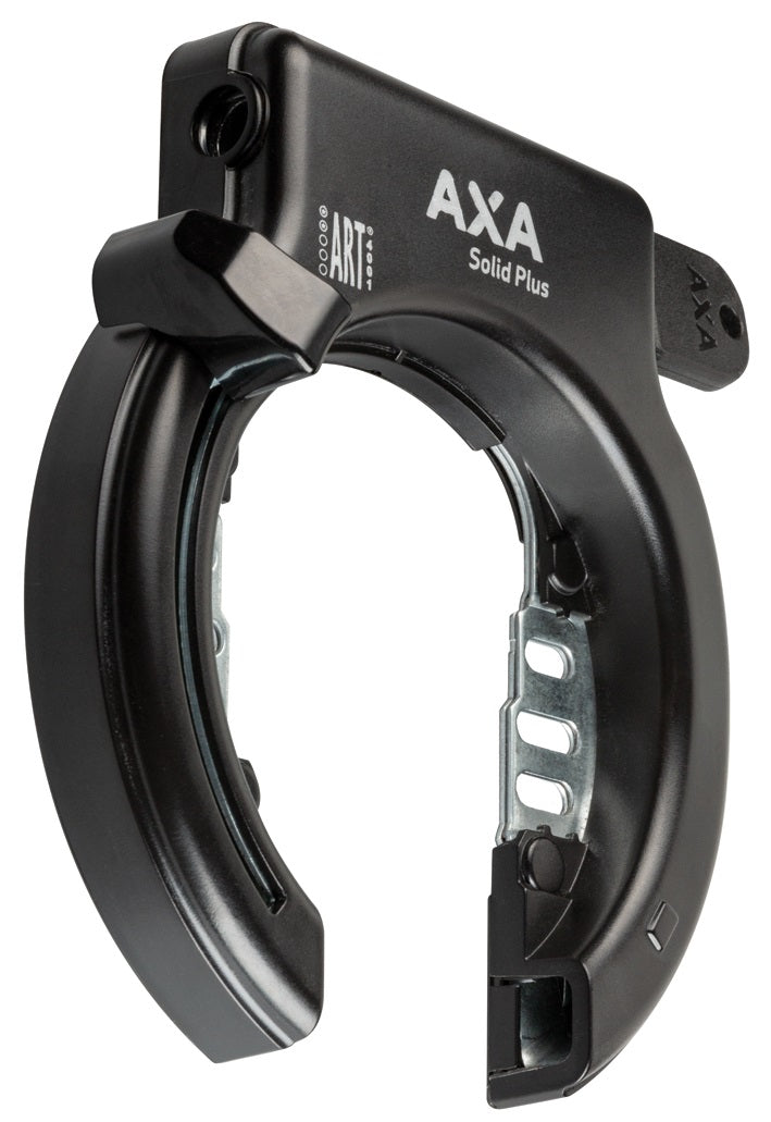 Ring lock set AXA Solid Plus + AXA Linq City 100 - black