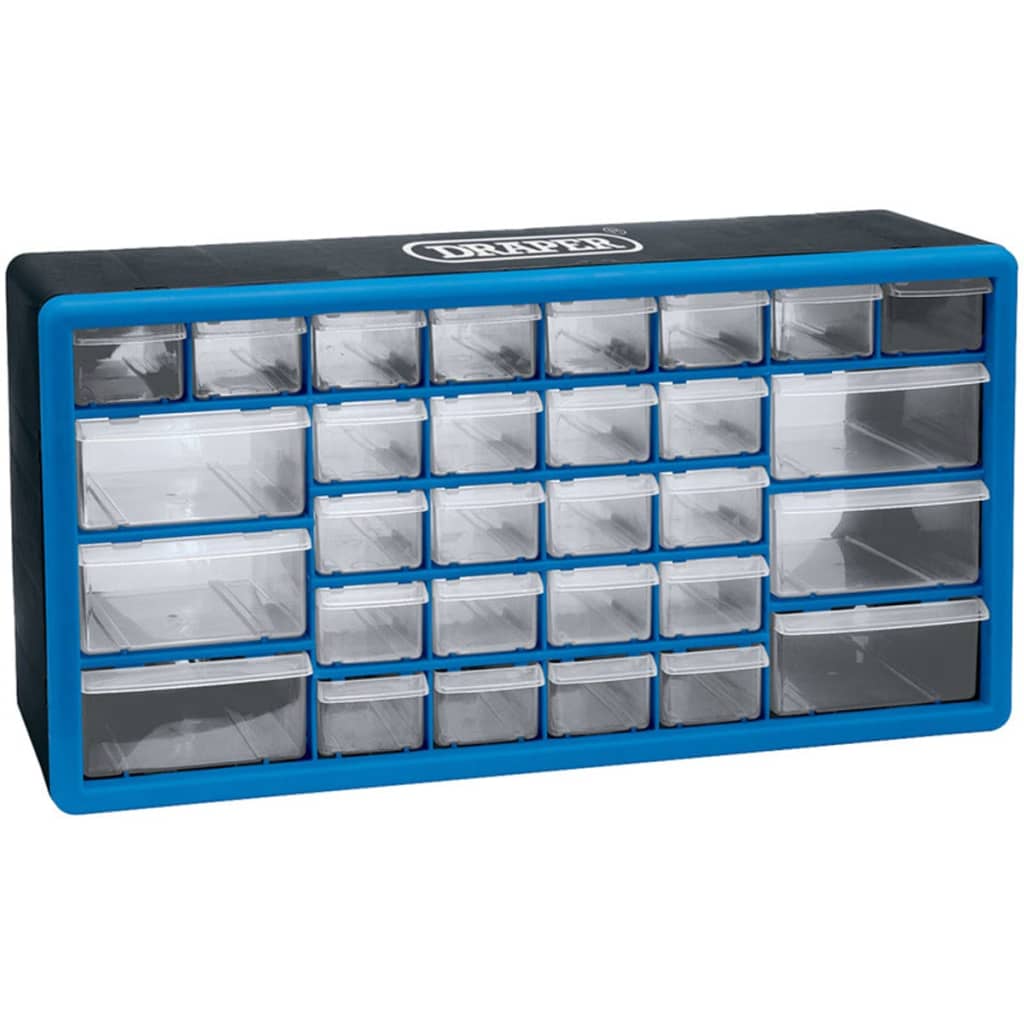 Draper Tools Draper Tools Tool Storage Box 30 Drawers Blue 12015