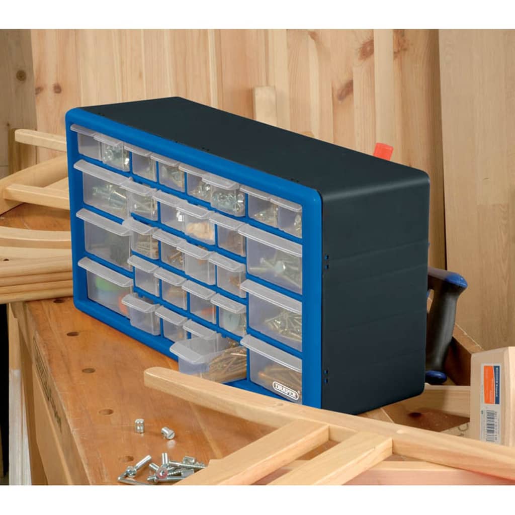 Draper Tools Draper Tools Tool Storage Box 30 Drawers Blue 12015