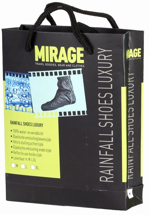 Обувки за дъжд Mirage Rainfall Luxury XL черни