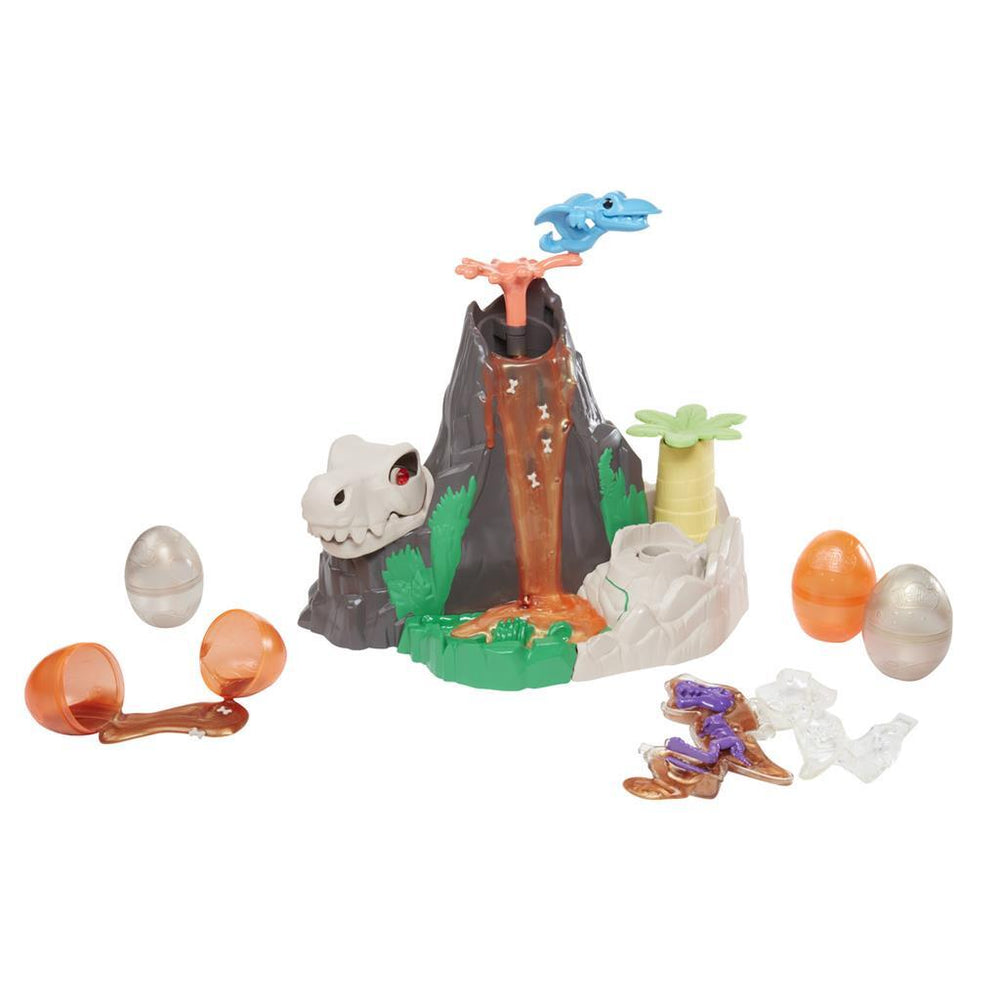 Play-doh slime hydro glitz dino vulkan