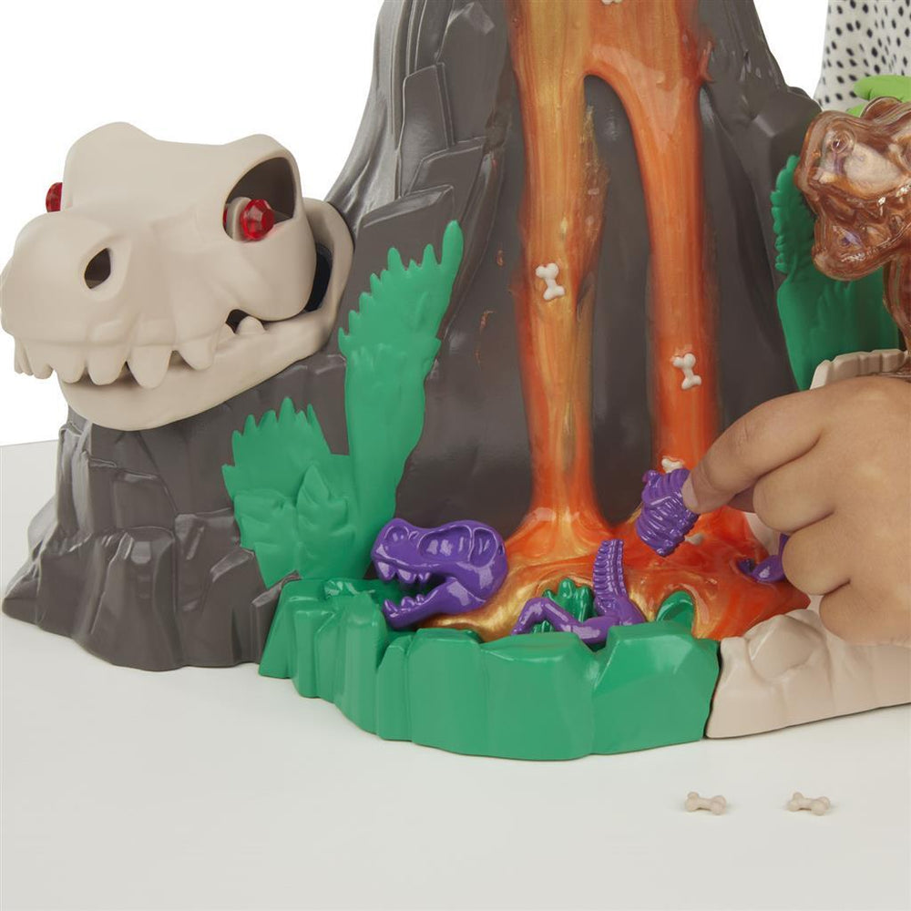 Play-doh slime hydro glitz dino vulkan