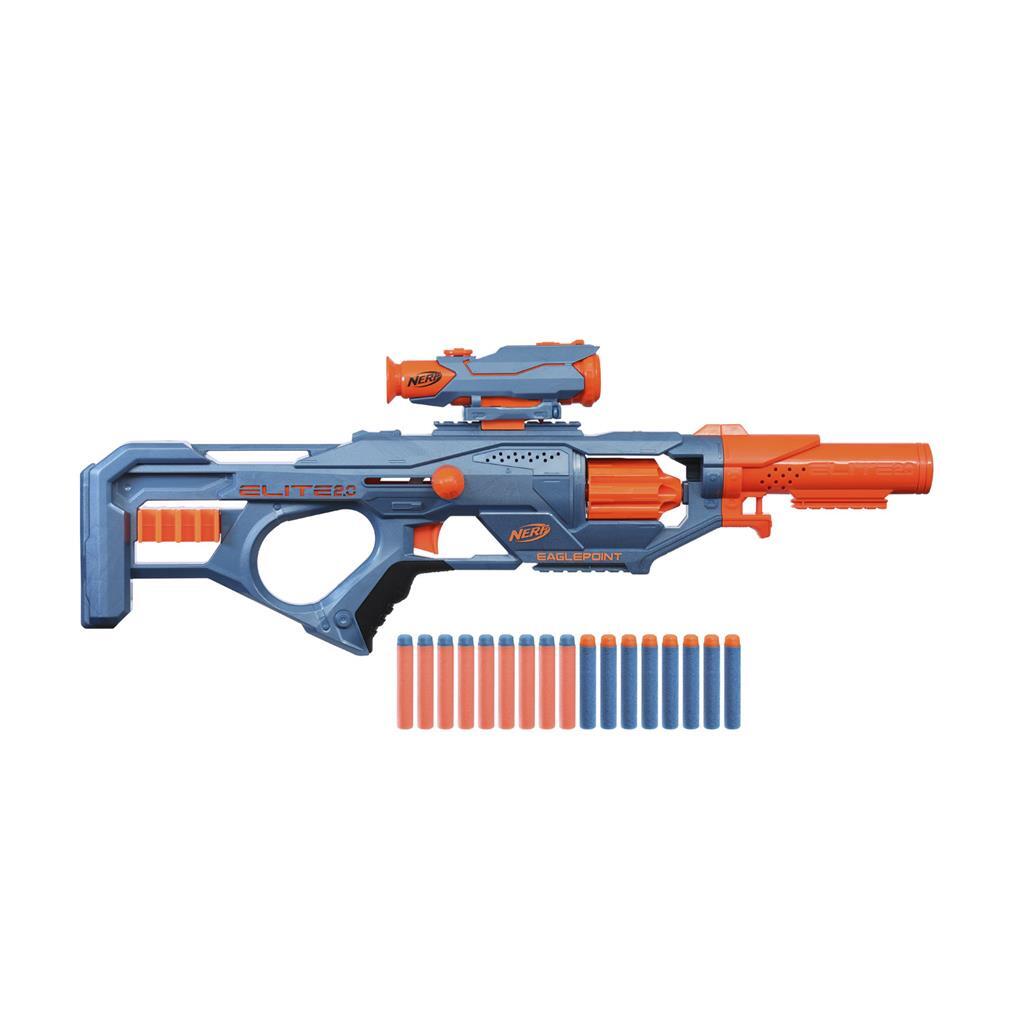 Blaster Nerf elite 2.0 eaglepoint rd8 + 16 šipek