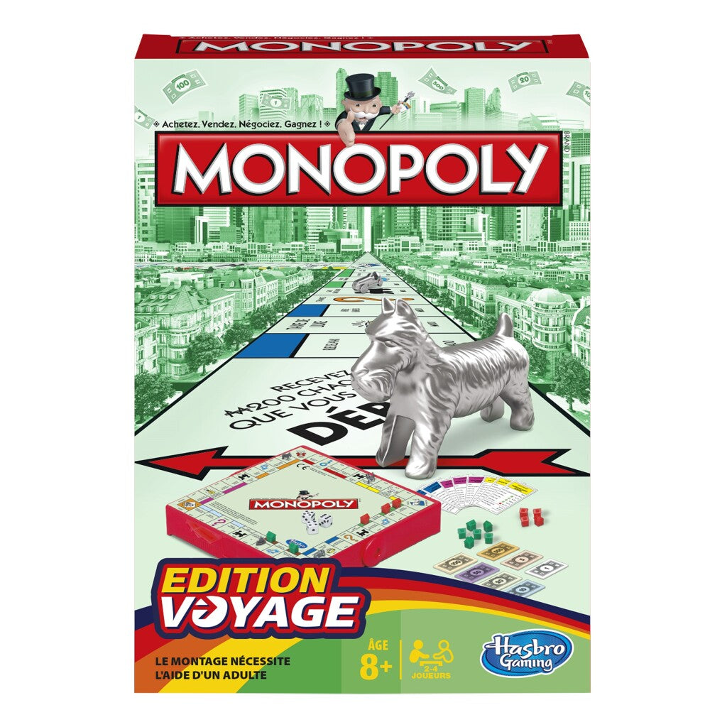 Viaggio nell'edizione monopolio dei giochi Hasbro