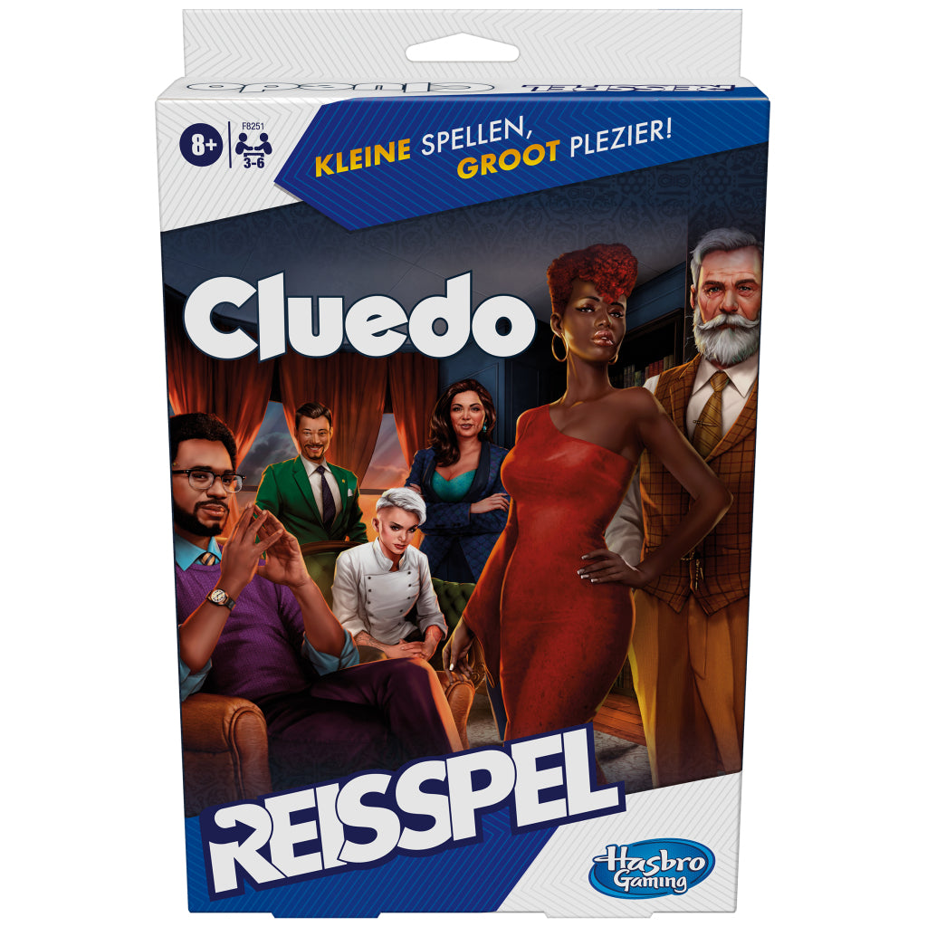 Hasbro gaming reisspel cluedo