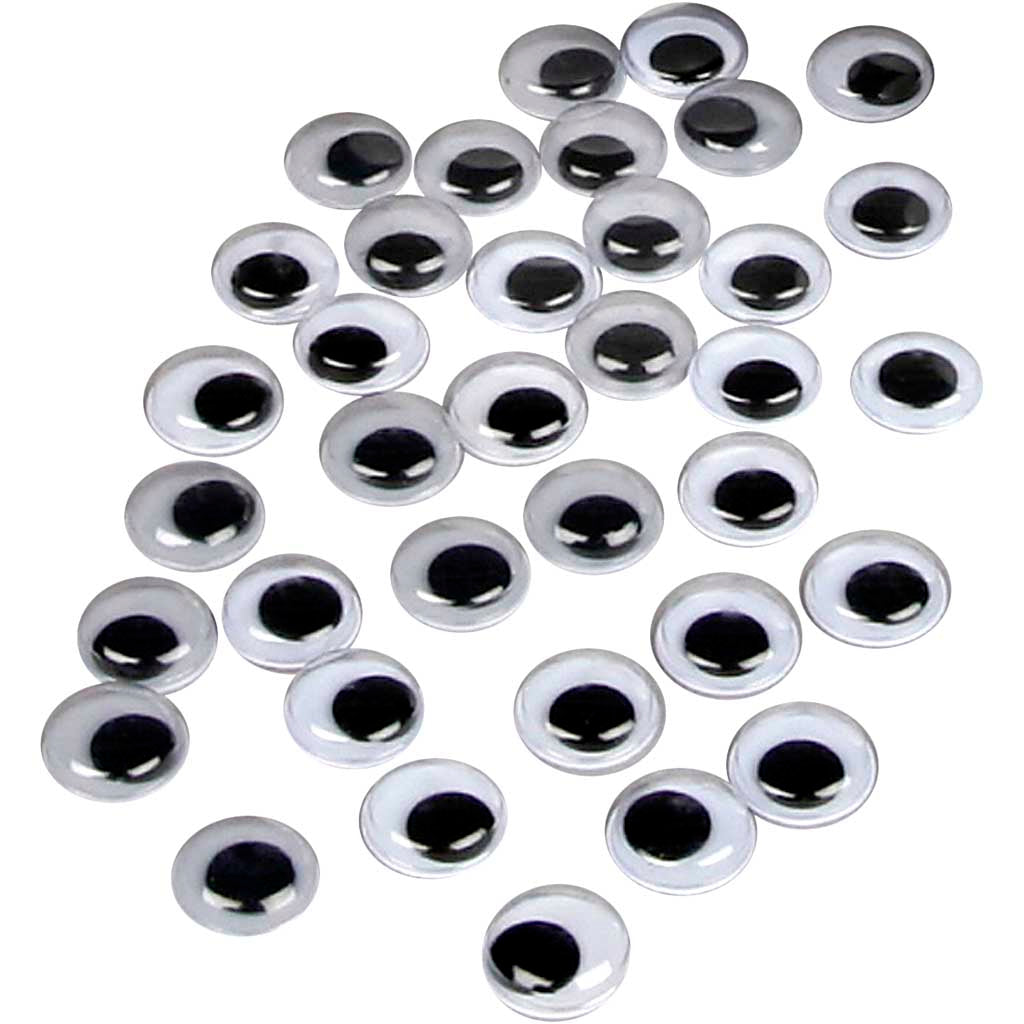 Creative company googly eyes, non-adhesive, d 10 mm, 1000 pieces 1 box