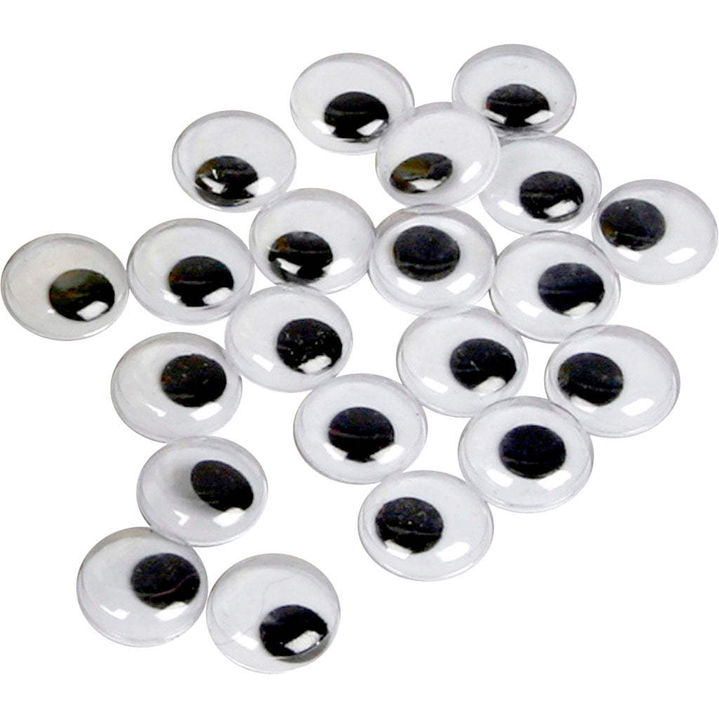 Creative company googly eyes, non-adhesive, d 14 mm, 1000 pieces 1 box