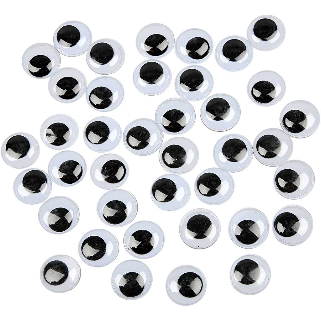 Creative company googly eyes, non-adhesive, d 20 mm, 500 pieces 1 box