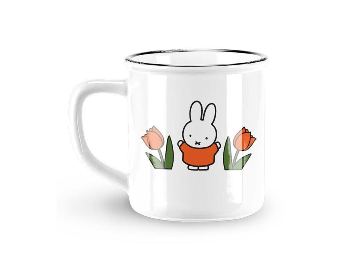 Miffy mug tulips red ø8xh7.5cm