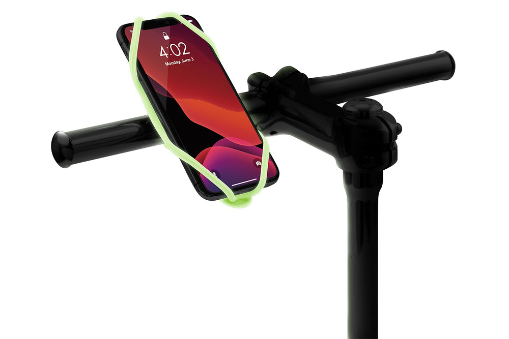 Colección de huesos para soporte para bicicleta de teléfono universal 4 luminoso